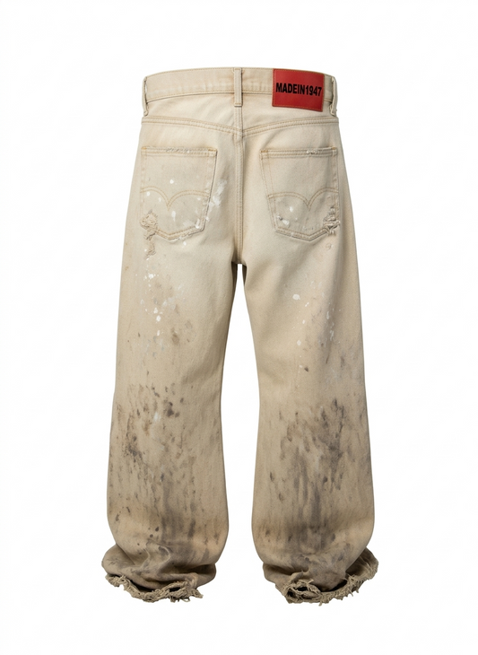 Oversized Khaki Pants