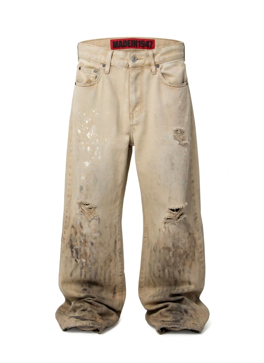 Oversized Khaki Pants