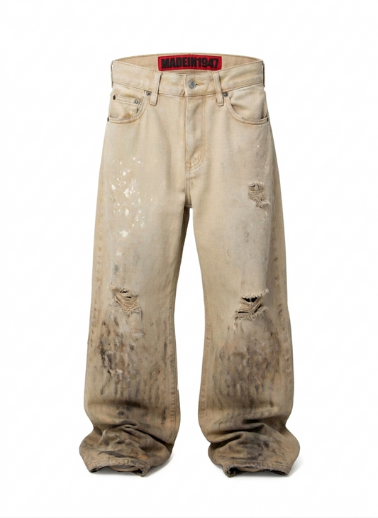Oversized Khaki Pants
