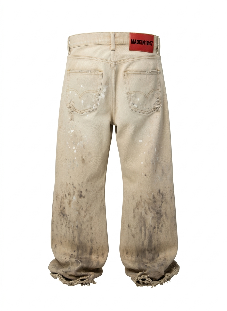 Oversized Khaki Pants