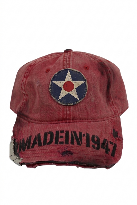 Red Navy Hat