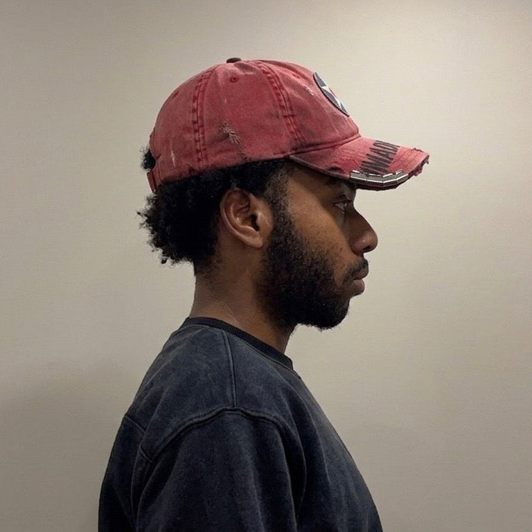 Red Navy Hat
