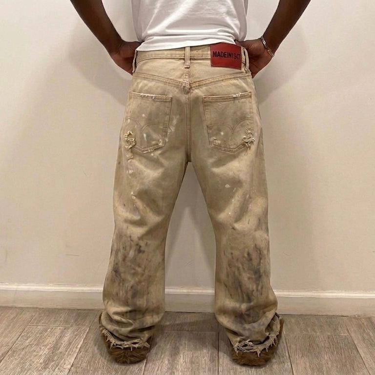 Oversized Khaki Pants
