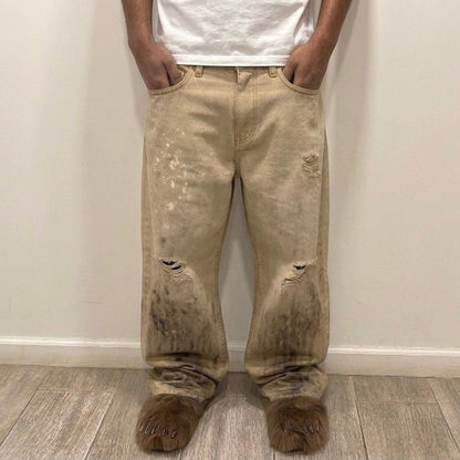 Oversized Khaki Pants
